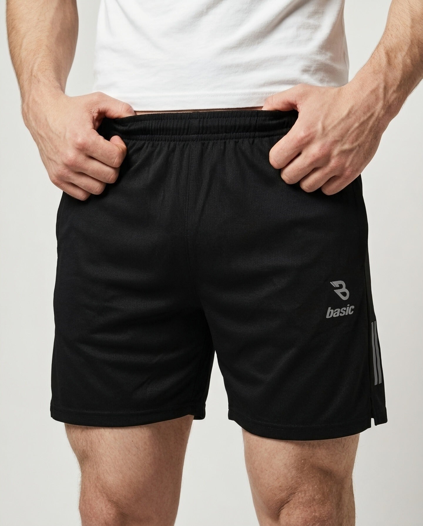 Black Shorts Dri-fit | Imported Fabric