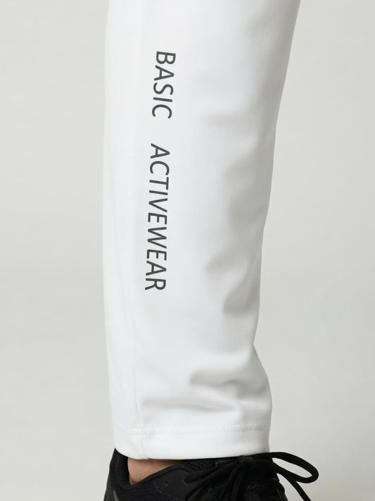 Luma - Trouser (White) | Imported Fabric | Dry-Fit Micro-Stretch