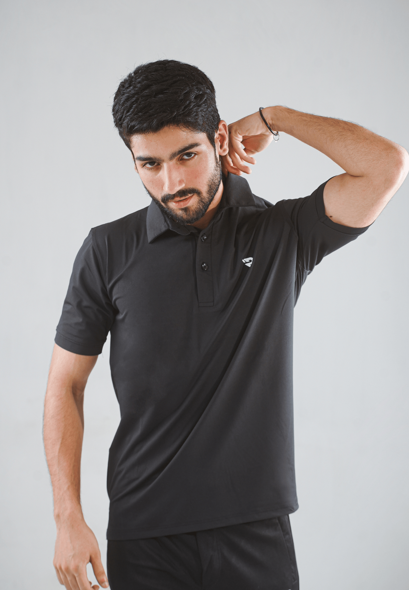 Black Polo - Premium Dri-fit Shirt | Imported Fabric