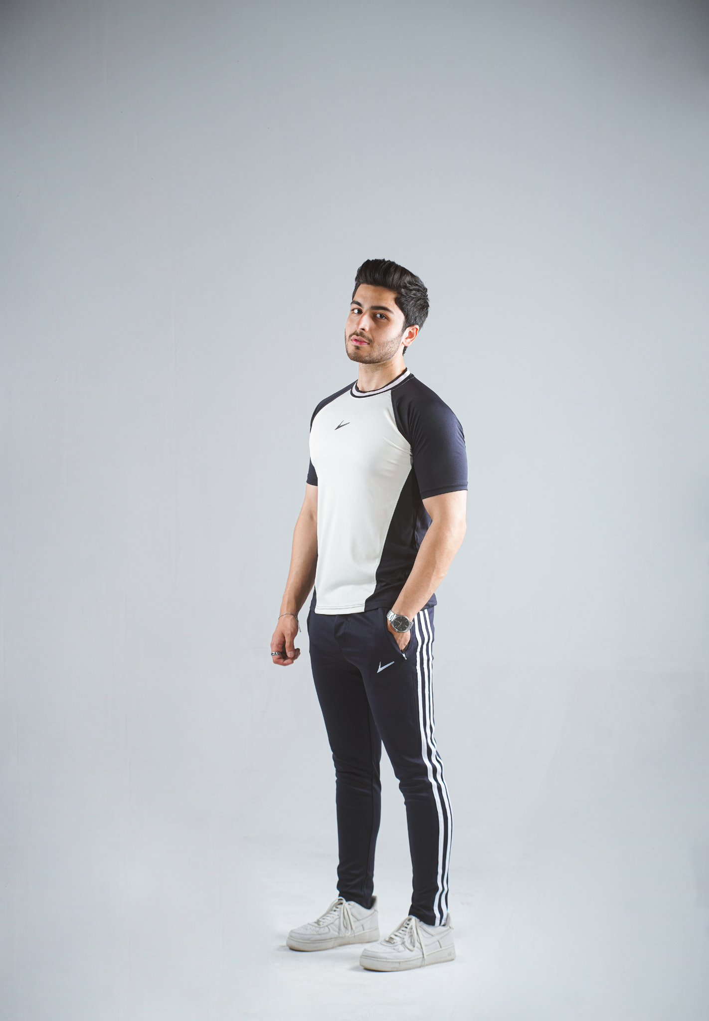 Ignite Tracksuit Dri-fit Fabric | Navy Blue