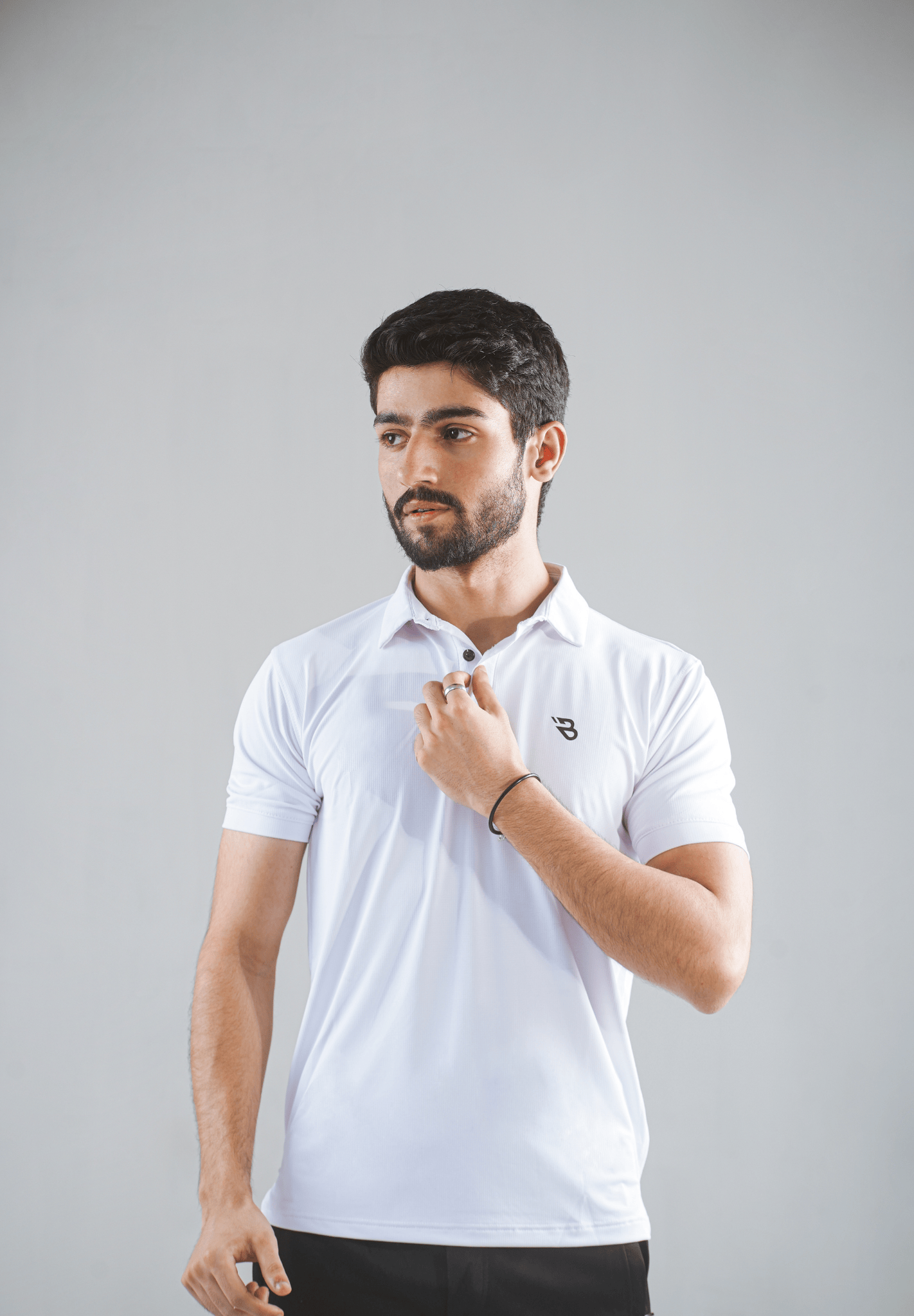 White Polo - Premium Dri-fit Shirts |Imported Fabric