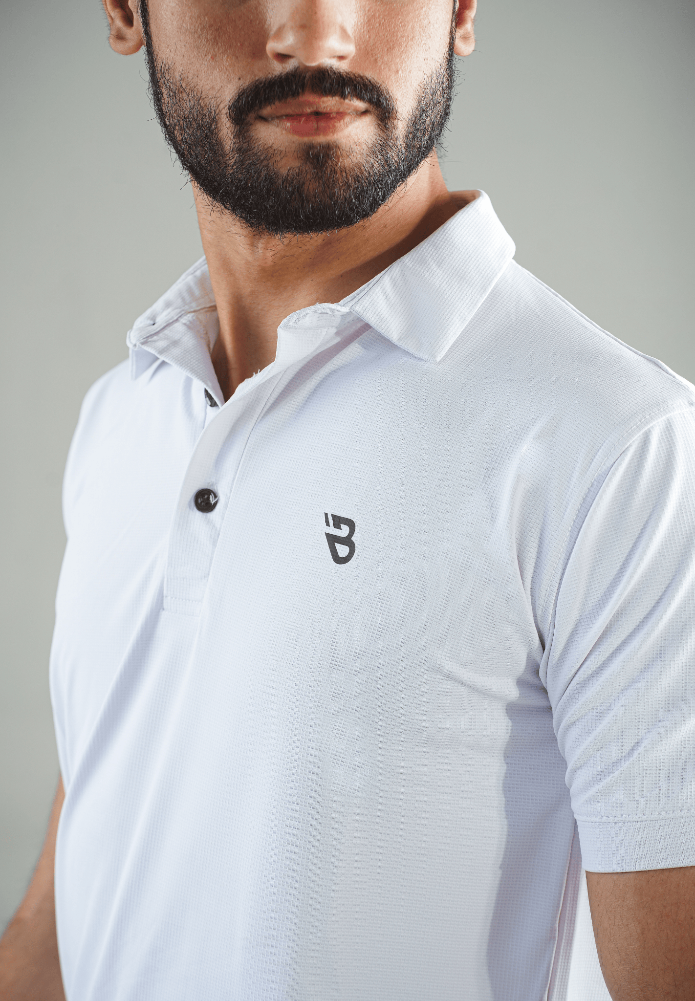 White Polo - Premium Dri-fit Shirts |Imported Fabric