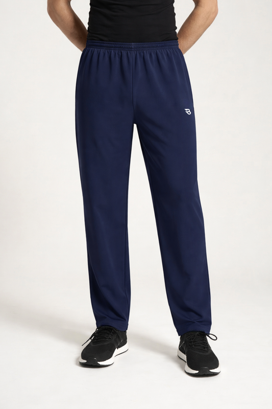 MonoFit Trouser - Blue | Imported Fabric | Dry-Fit Micro-Stretch