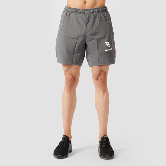 Comfort Athletic Shorts-Grey