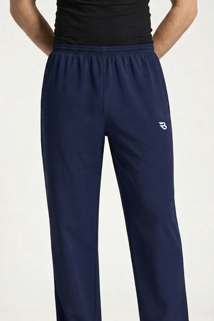 MonoFit Trouser - Blue | Imported Fabric | Dry-Fit Micro-Stretch
