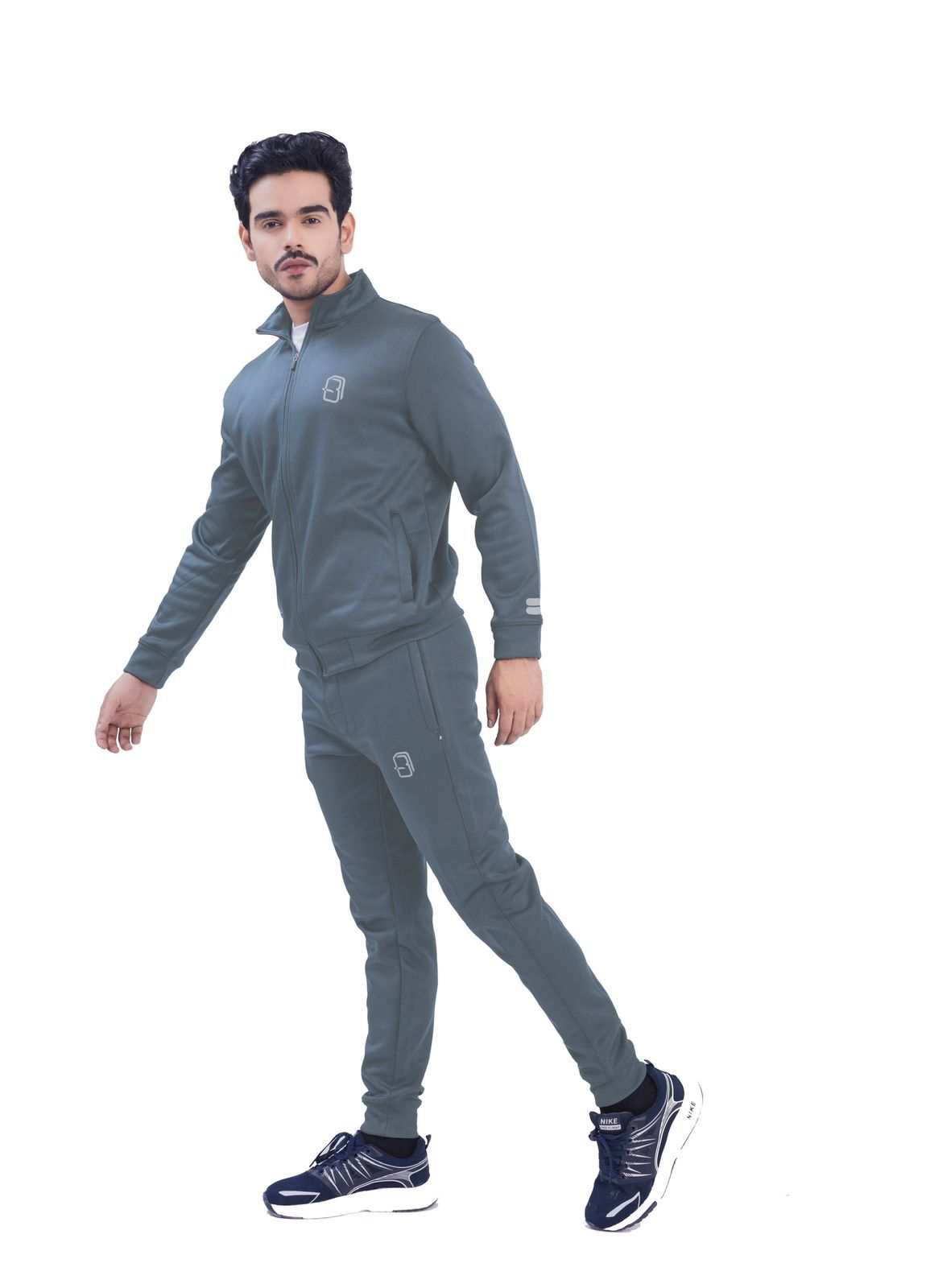 Grey - Poly Fleece Tracksuit