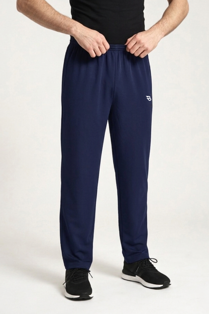 MonoFit Trouser - Blue | Imported Fabric | Dry-Fit Micro-Stretch