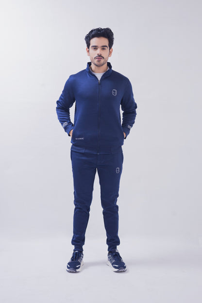 Navy Blue - Poly Fleece Tracksuit