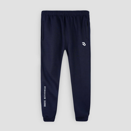 Cotton Fleece Trackpants - Blue