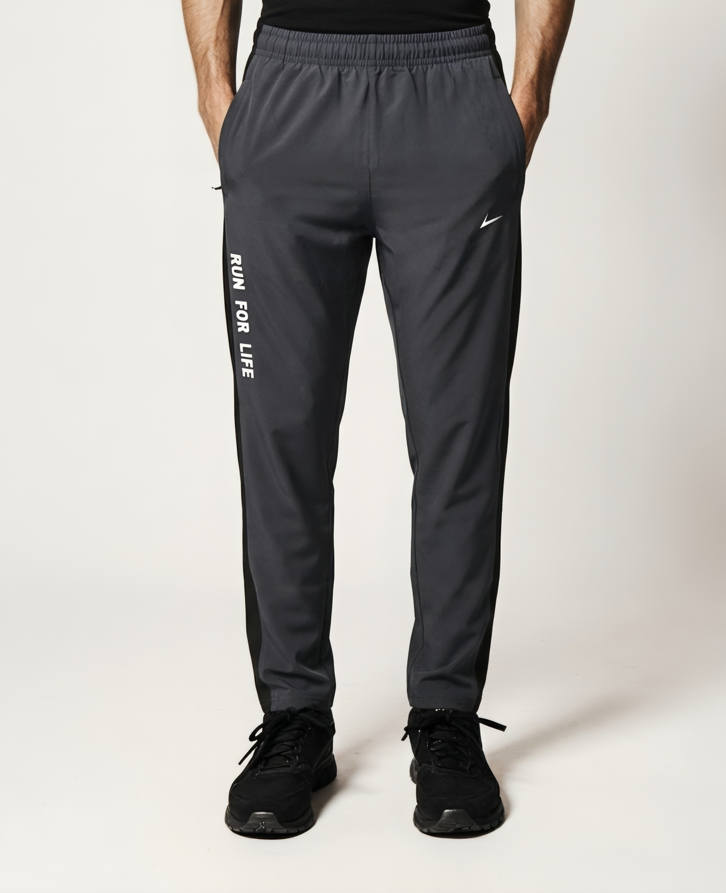 ActiveFlex Trouser - Grey | Imported Fabric | Dry-Fit Micro-Stretch