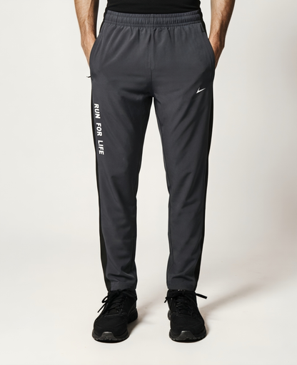 ActiveFlex Trouser - Grey | Imported Fabric | Dry-Fit Micro-Stretch