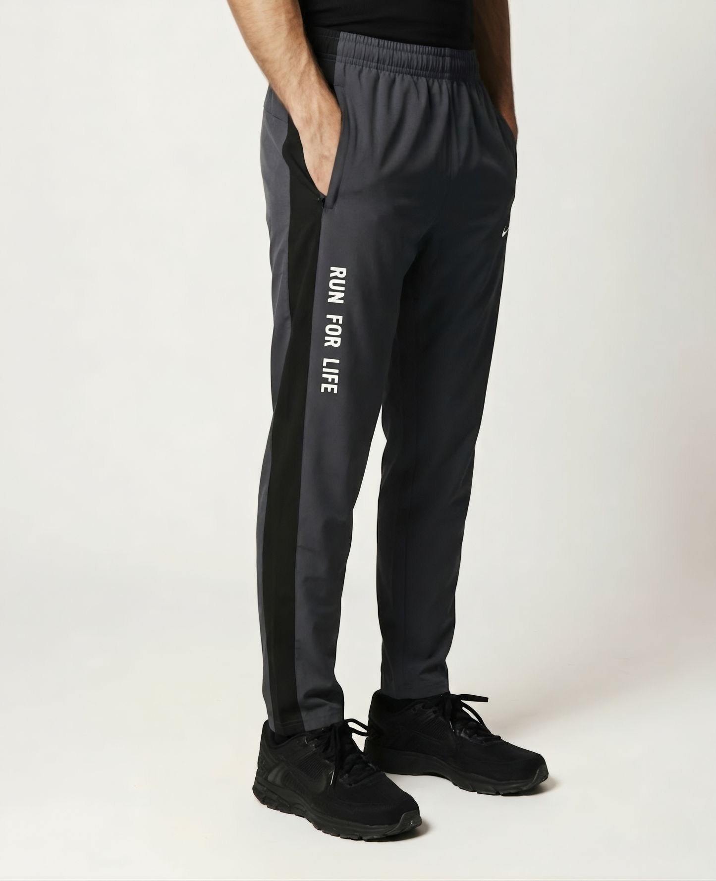 ActiveFlex Trouser - Grey | Imported Fabric | Dry-Fit Micro-Stretch