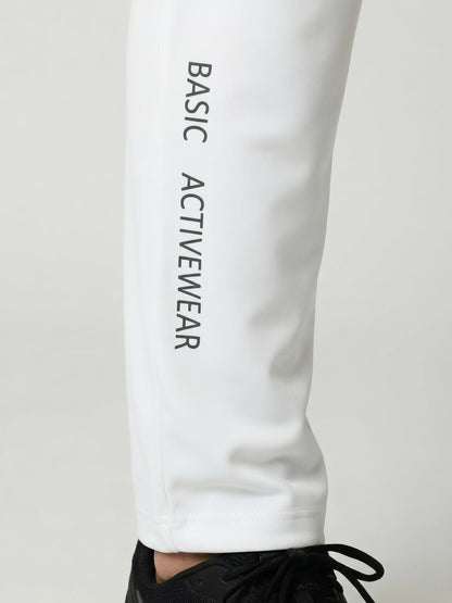 Luma - Trouser (White) | Imported Fabric | Dry-Fit Micro-Stretch