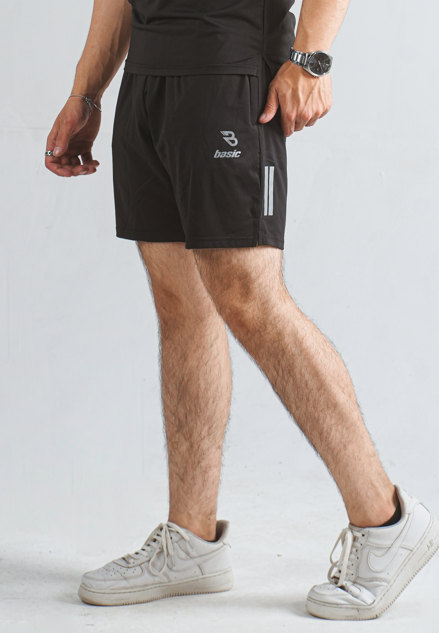 Black Shorts Dri-fit | Imported Fabric